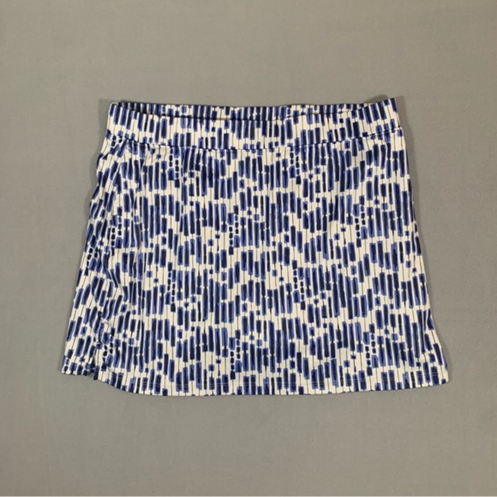 Izod Tennis Mini Skirt Blue and White Ladies Size XXL
